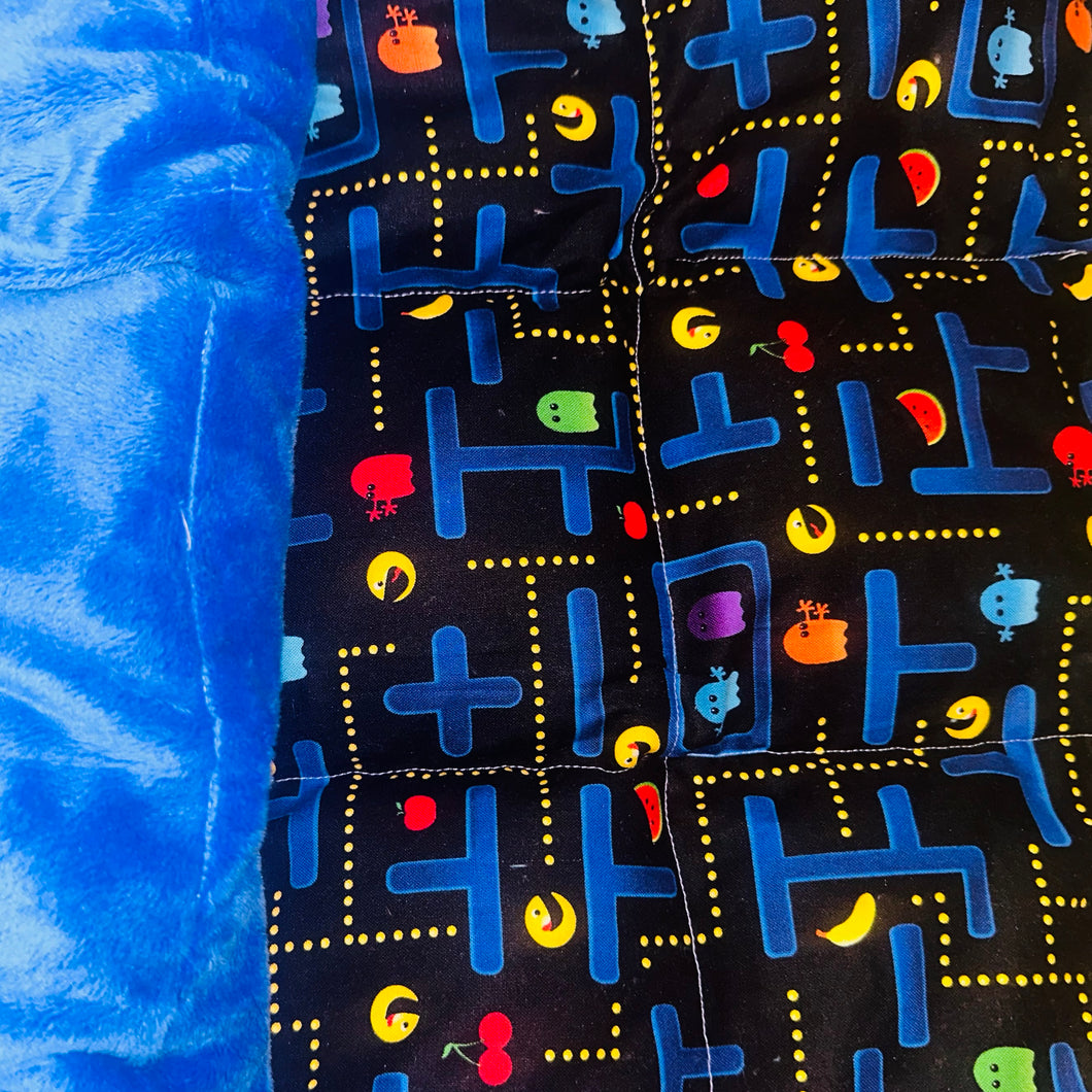 2.5kg Pacman Weighted Lap Blanket