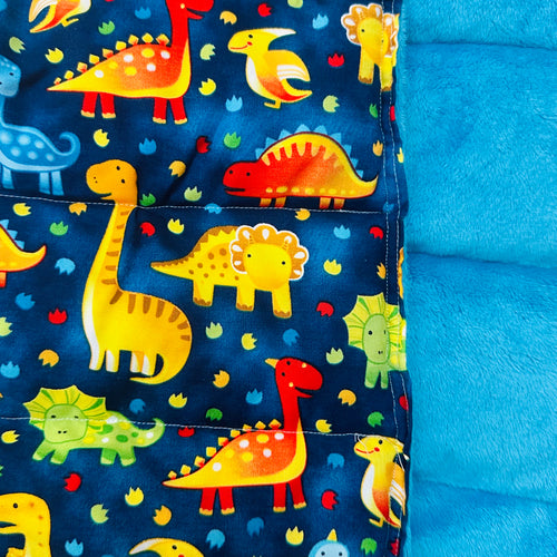Dinosaur 2kg Weighted Lap Blanket - In Stock